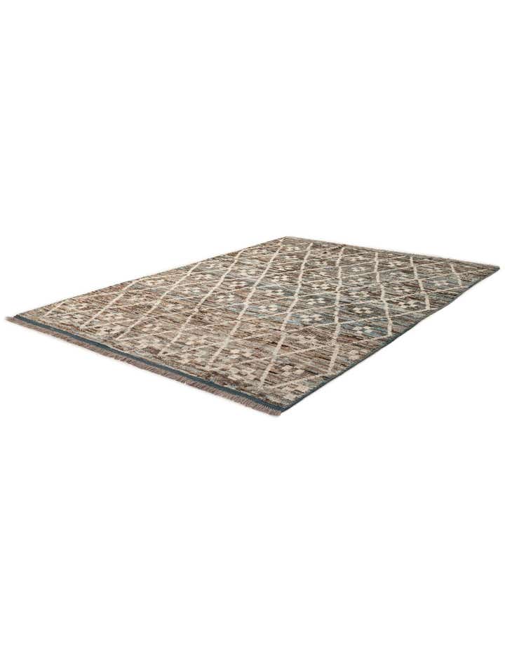6' 9 x 9' 10 Hand Knotted Darya Wool Rug