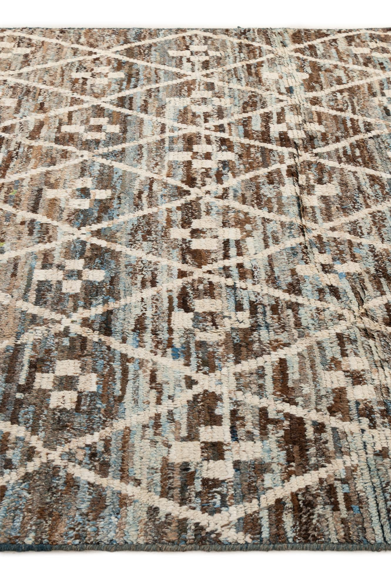 6' 9 x 9' 10 Hand Knotted Darya Wool Rug