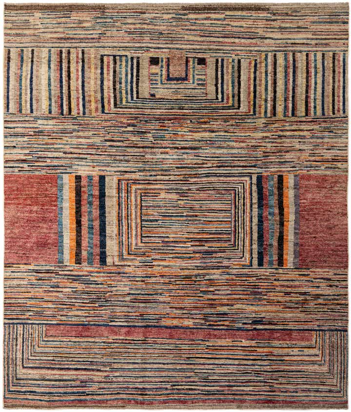 8' 5 x 9' 8 Hand Knotted Darya Wool Rug