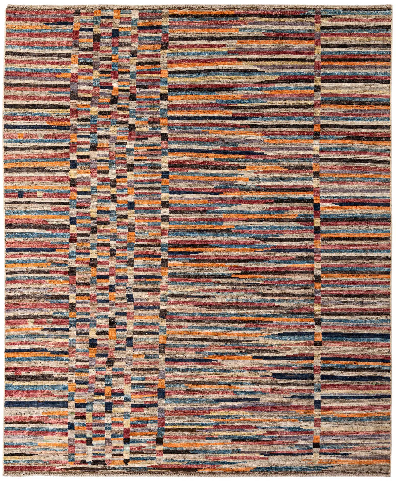 8' 2 x 9' 11 Hand Knotted Darya Wool Rug