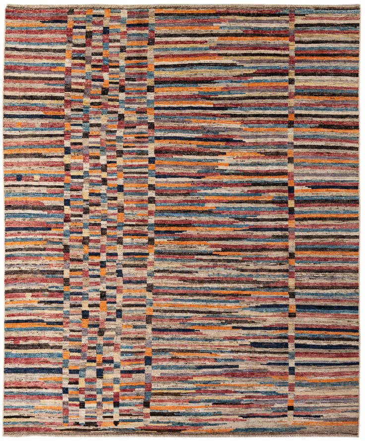 Detail image of 8' 2 x 9' 11 Hand Knotted Darya Wool Rug