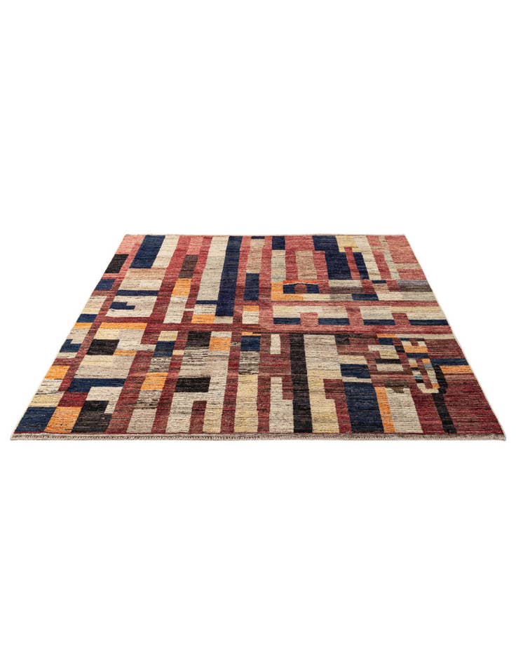 Detail image of 8' 4 x 9' 9 Hand Knotted Darya Wool Rug