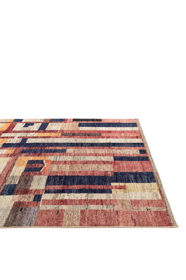 Detail image of 8' 4 x 9' 9 Hand Knotted Darya Wool Rug
