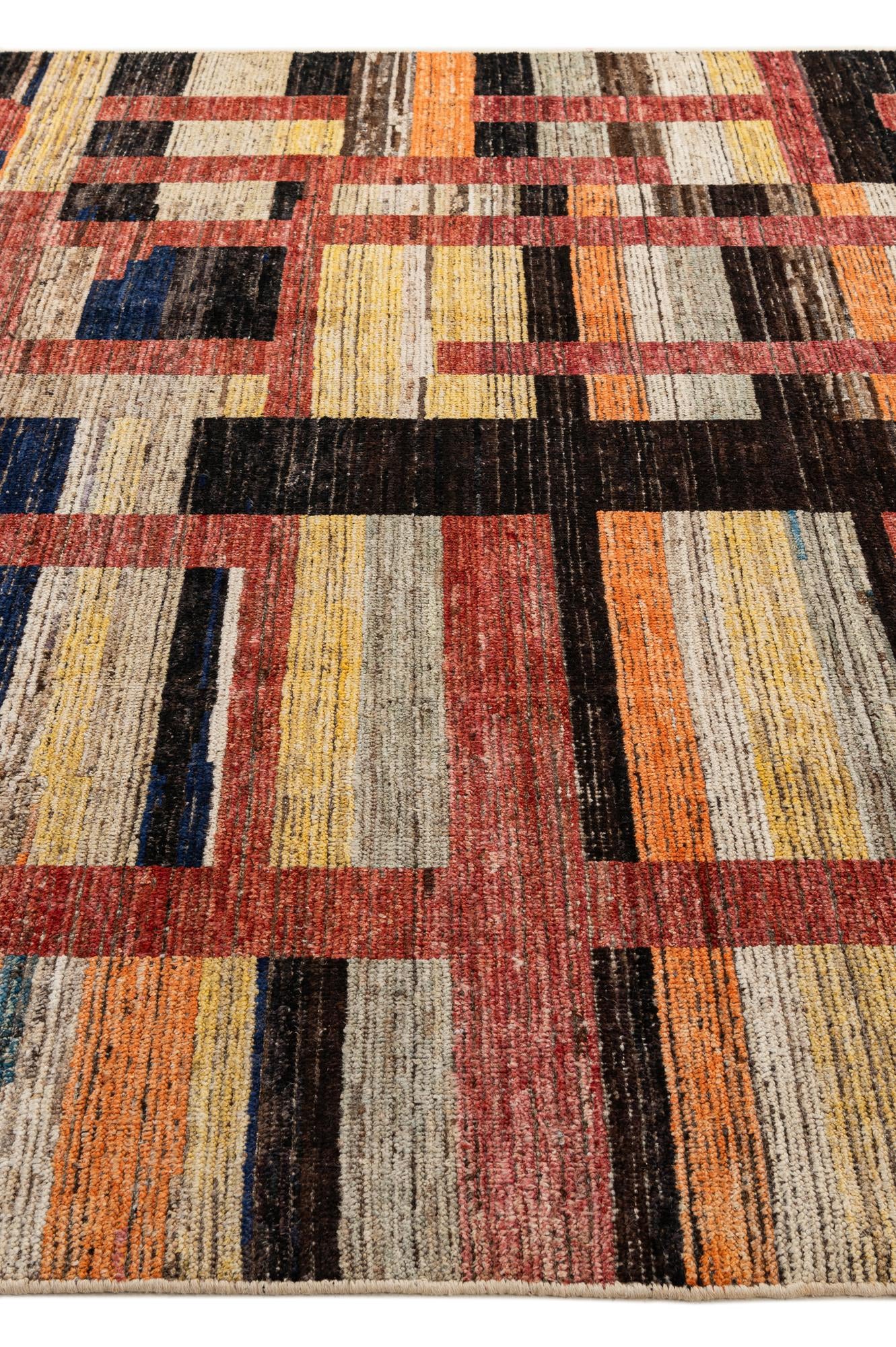 8' 4 x 9' 7 Hand Knotted Darya Wool Rug