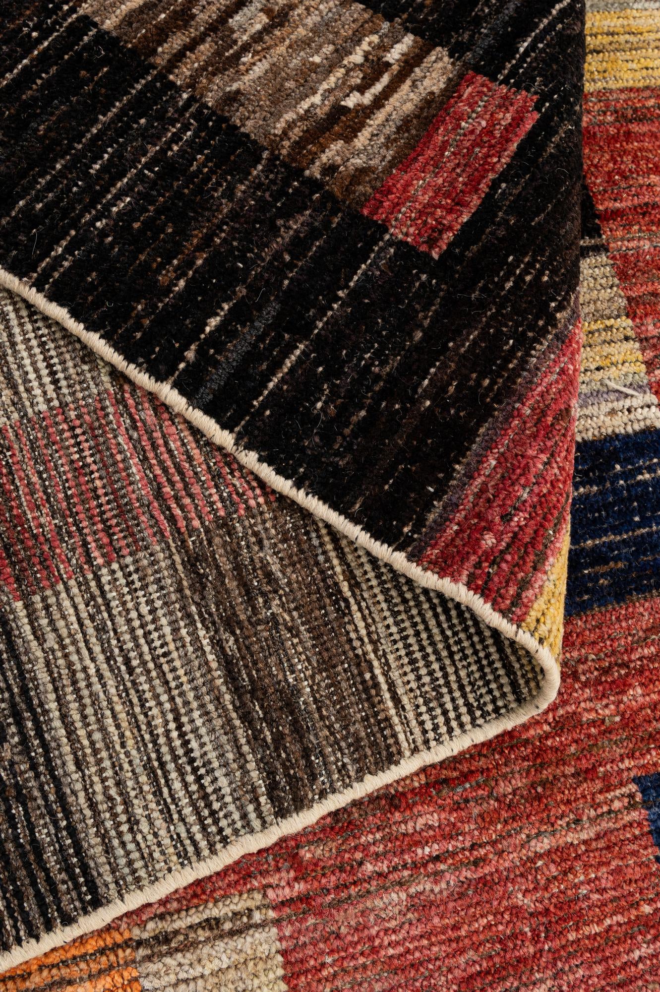 8' 4 x 9' 7 Hand Knotted Darya Wool Rug