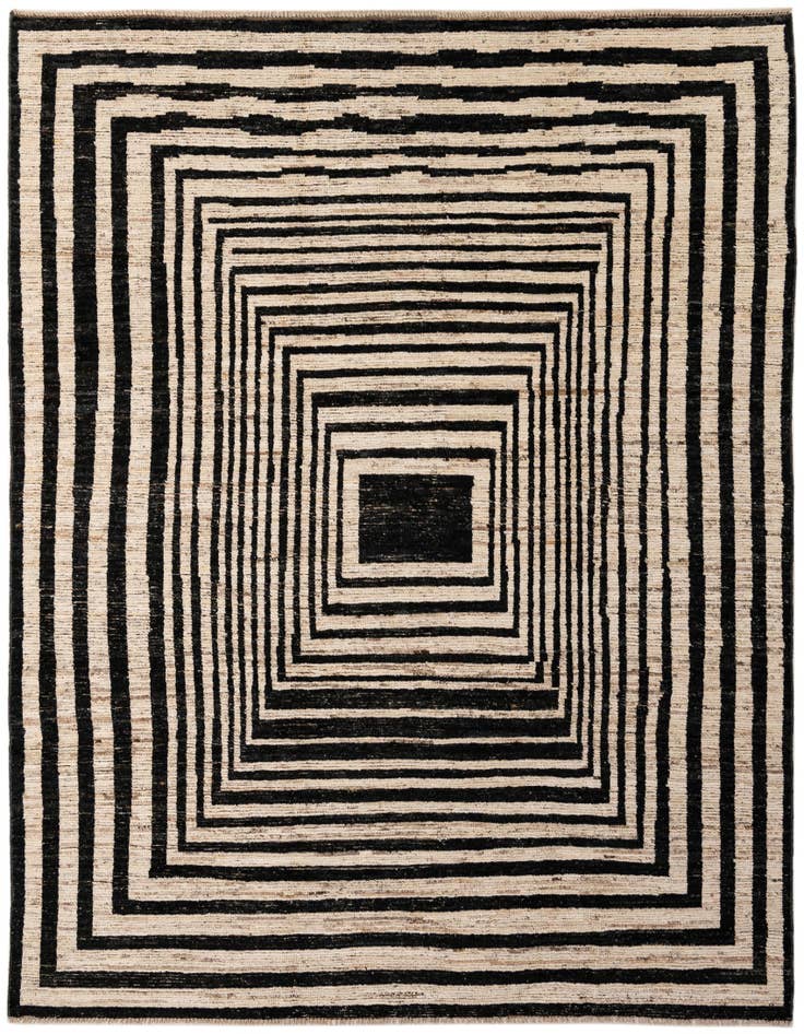 Detail image of 8' 2 x 9' 7 Hand Knotted Darya Wool Rug