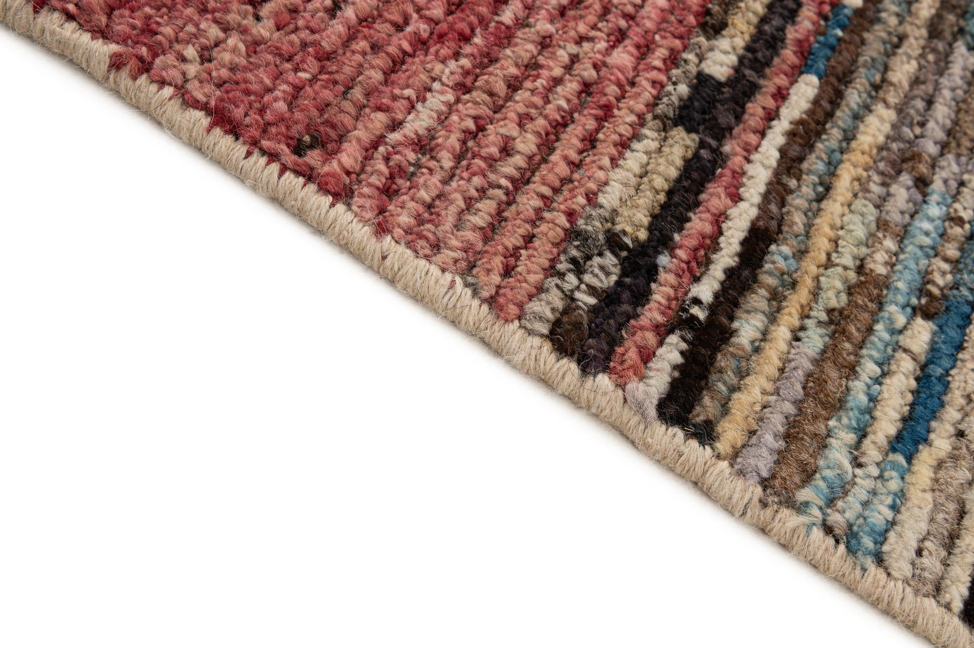 8' 3 x 9' 9 Hand Knotted Darya Wool Rug