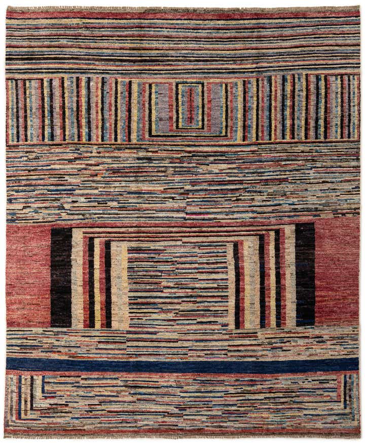 8' 3 x 9' 9 Hand Knotted Darya Wool Rug