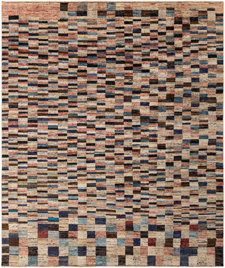 Detail image of 8' 2 x 9' 8 Hand Knotted Darya Wool Rug