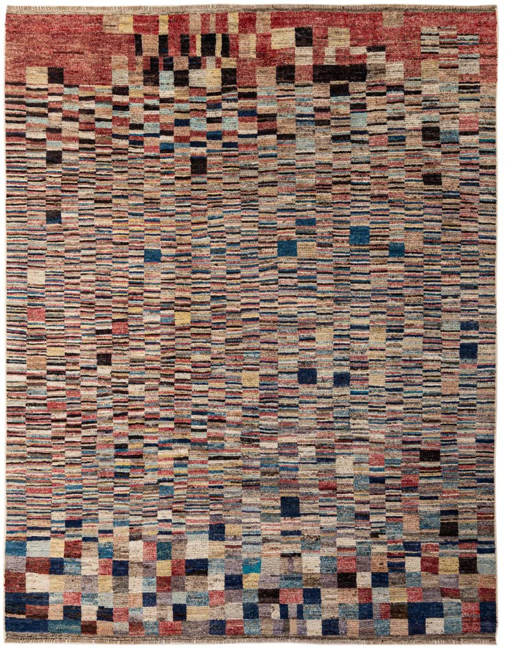 Detail image of 8' 2 x 9' 10 Hand Knotted Darya Wool Rug
