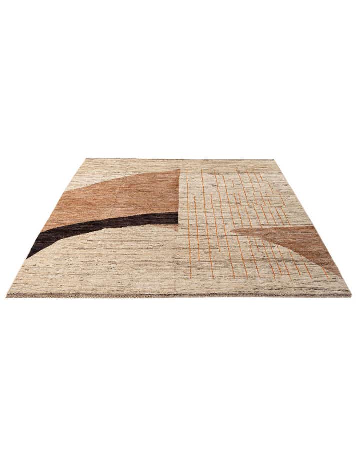 8' 7 x 9' 8 Hand Knotted Darya Wool Rug