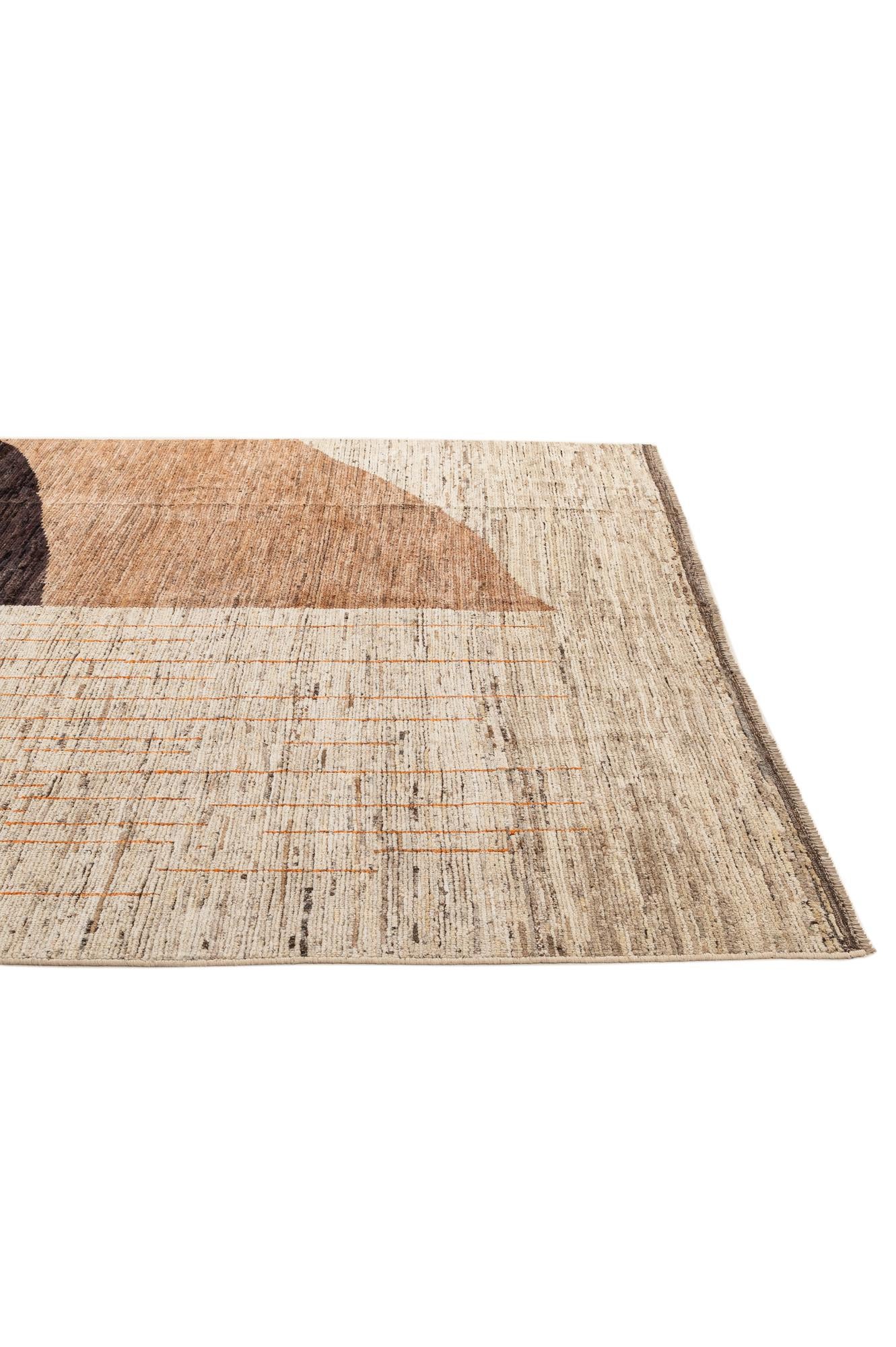 8' 7 x 9' 8 Hand Knotted Darya Wool Rug