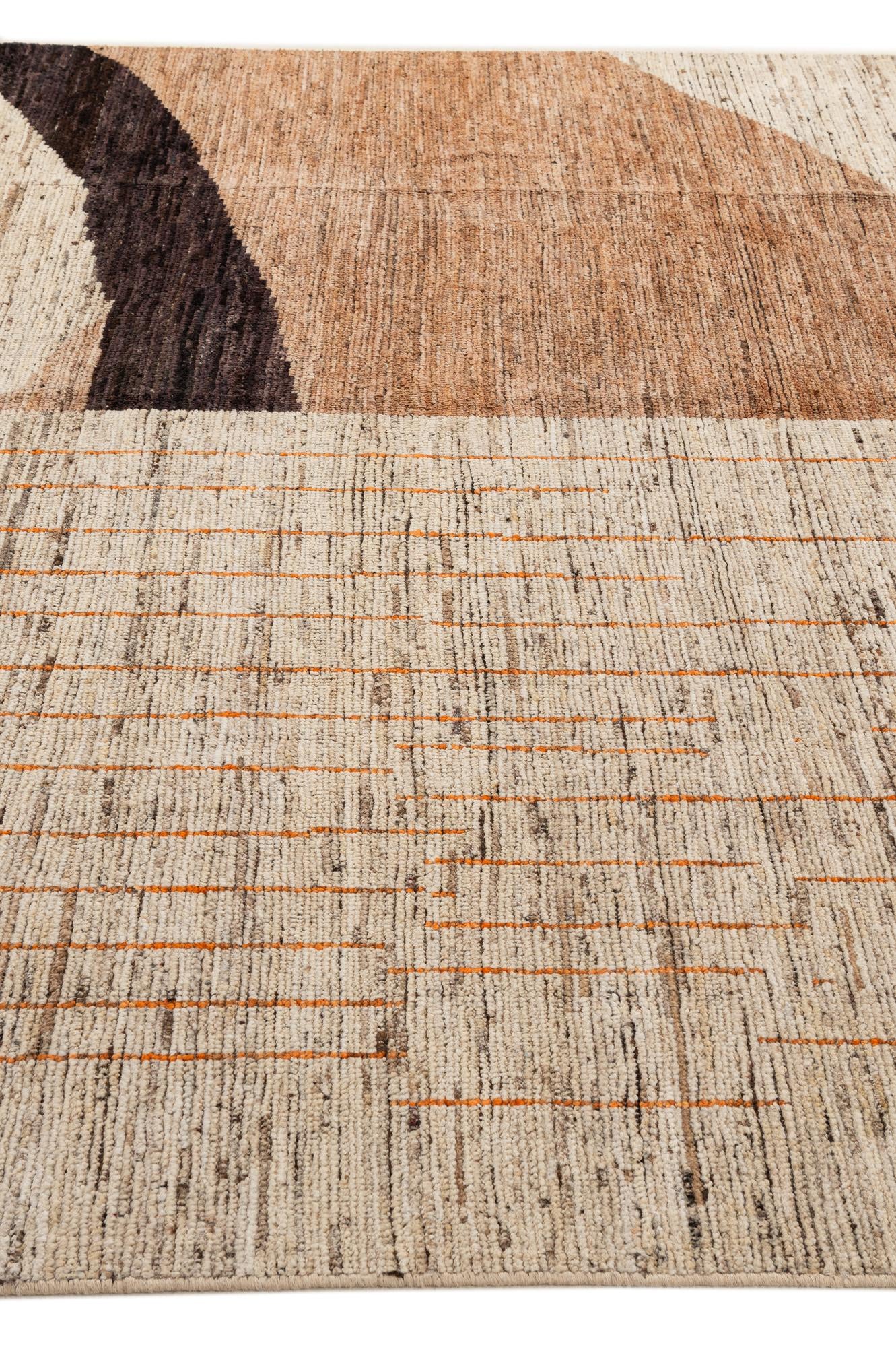 8' 7 x 9' 8 Hand Knotted Darya Wool Rug
