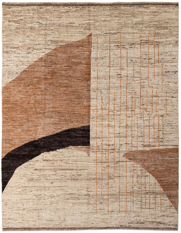 Detail image of 8' 7 x 9' 8 Hand Knotted Darya Wool Rug