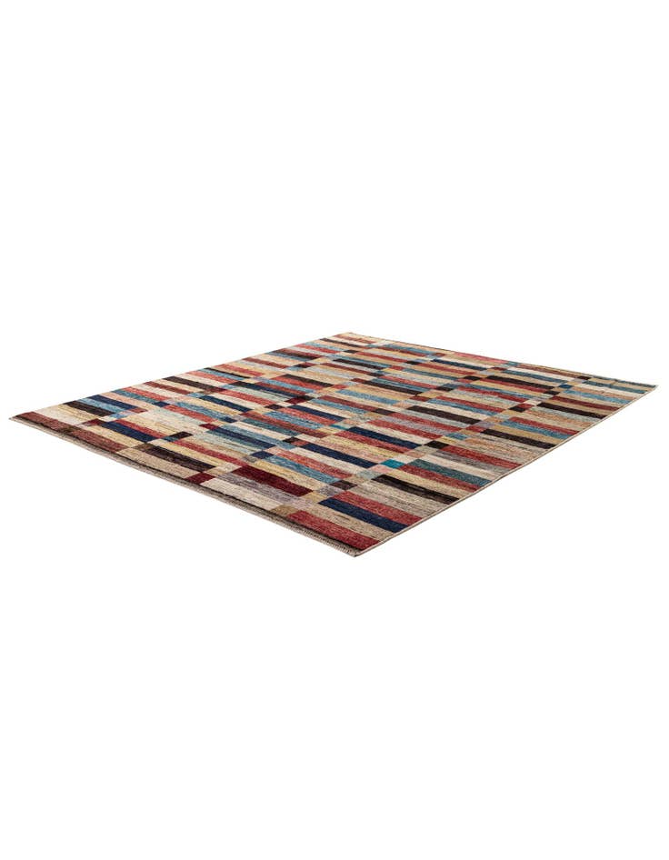 Detail image of 8' 10 x 9' 11 Hand Knotted Darya Wool Rug