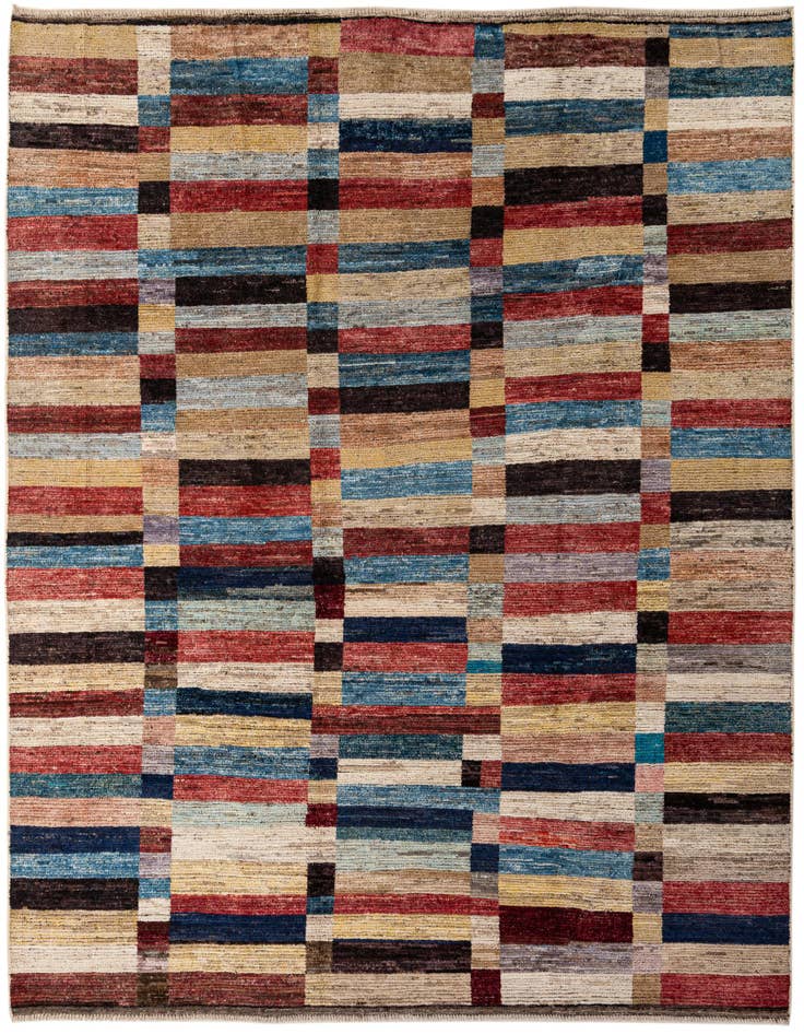 Detail image of 8' 10 x 9' 11 Hand Knotted Darya Wool Rug