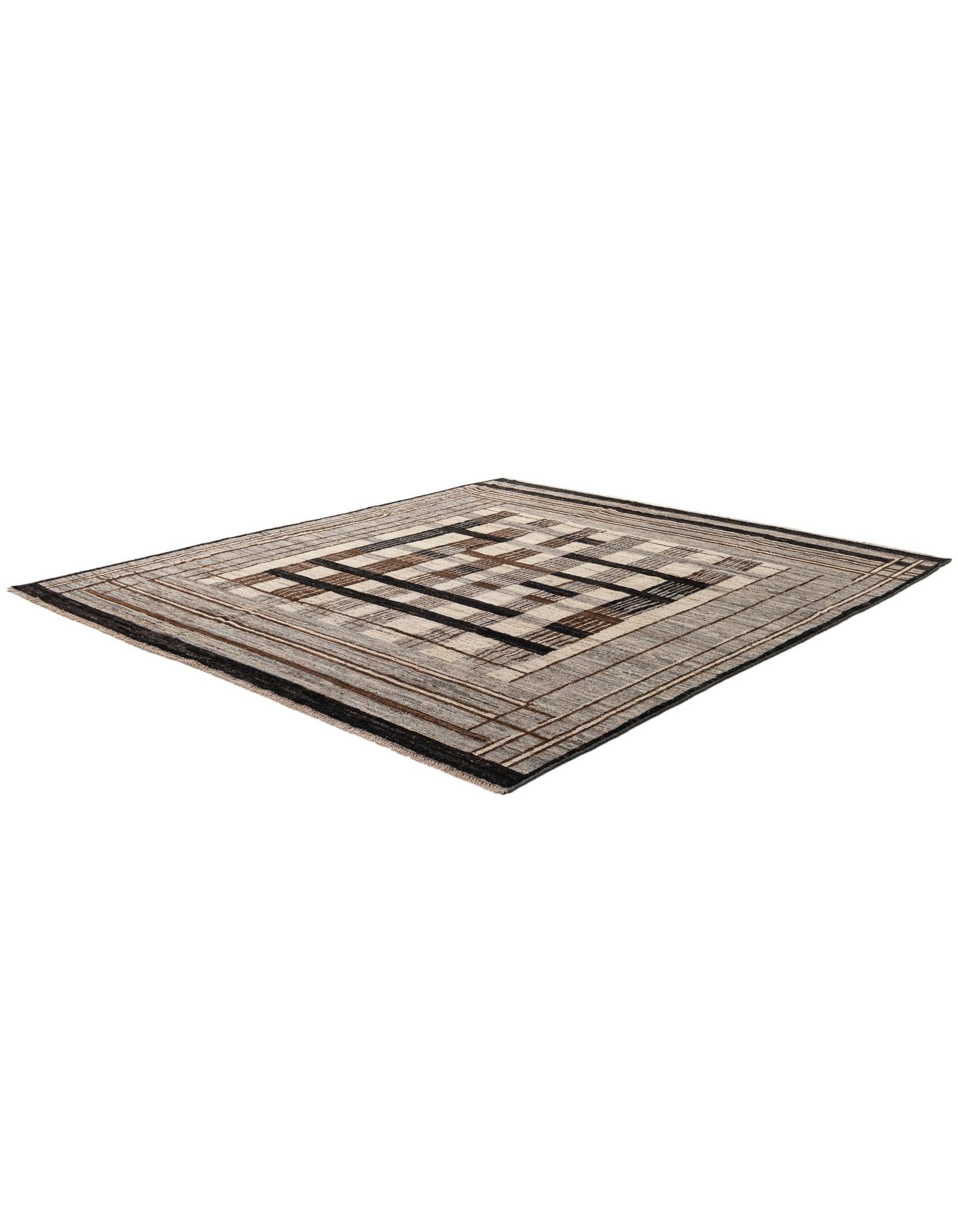 8' 6 x 9' 6 Hand Knotted Darya Wool Rug