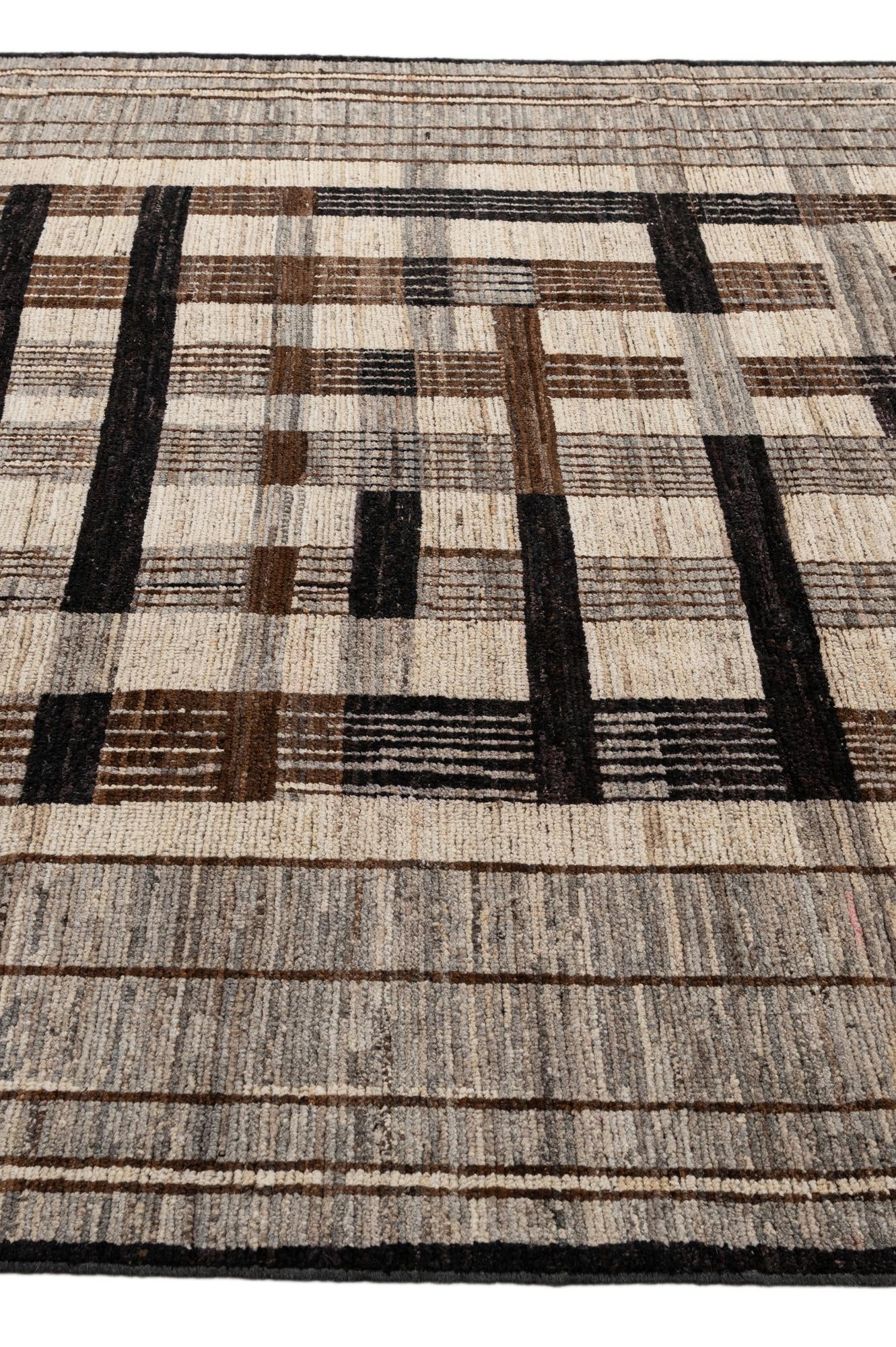 8' 6 x 9' 6 Hand Knotted Darya Wool Rug