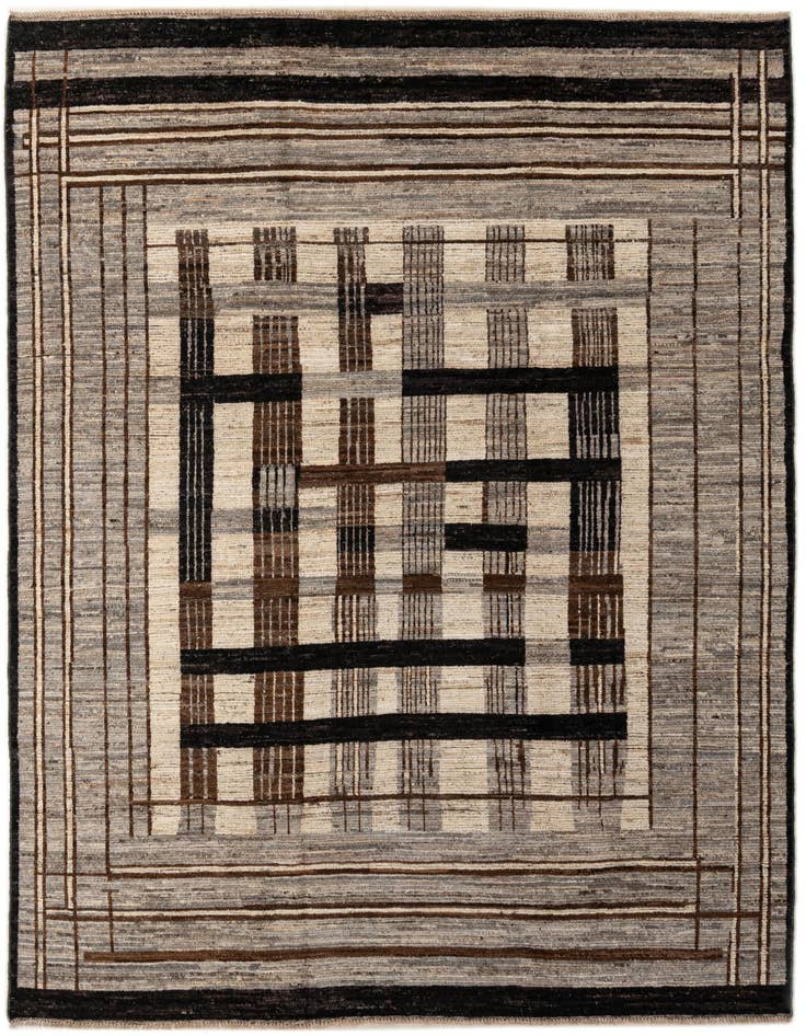 Detail image of 8' 6 x 9' 6 Hand Knotted Darya Wool Rug