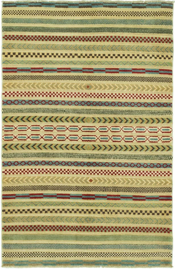 Detail image of 3' 3 x 5' 1 Hand Knotted Darya Rug