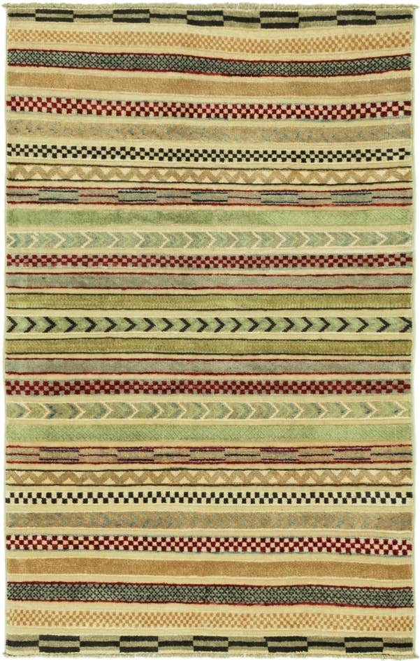 Detail image of 3' 2 x 5' Hand Knotted Darya Rug