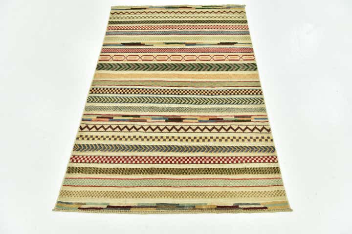 3' 2 x 4' 11 Hand Knotted Darya Rug