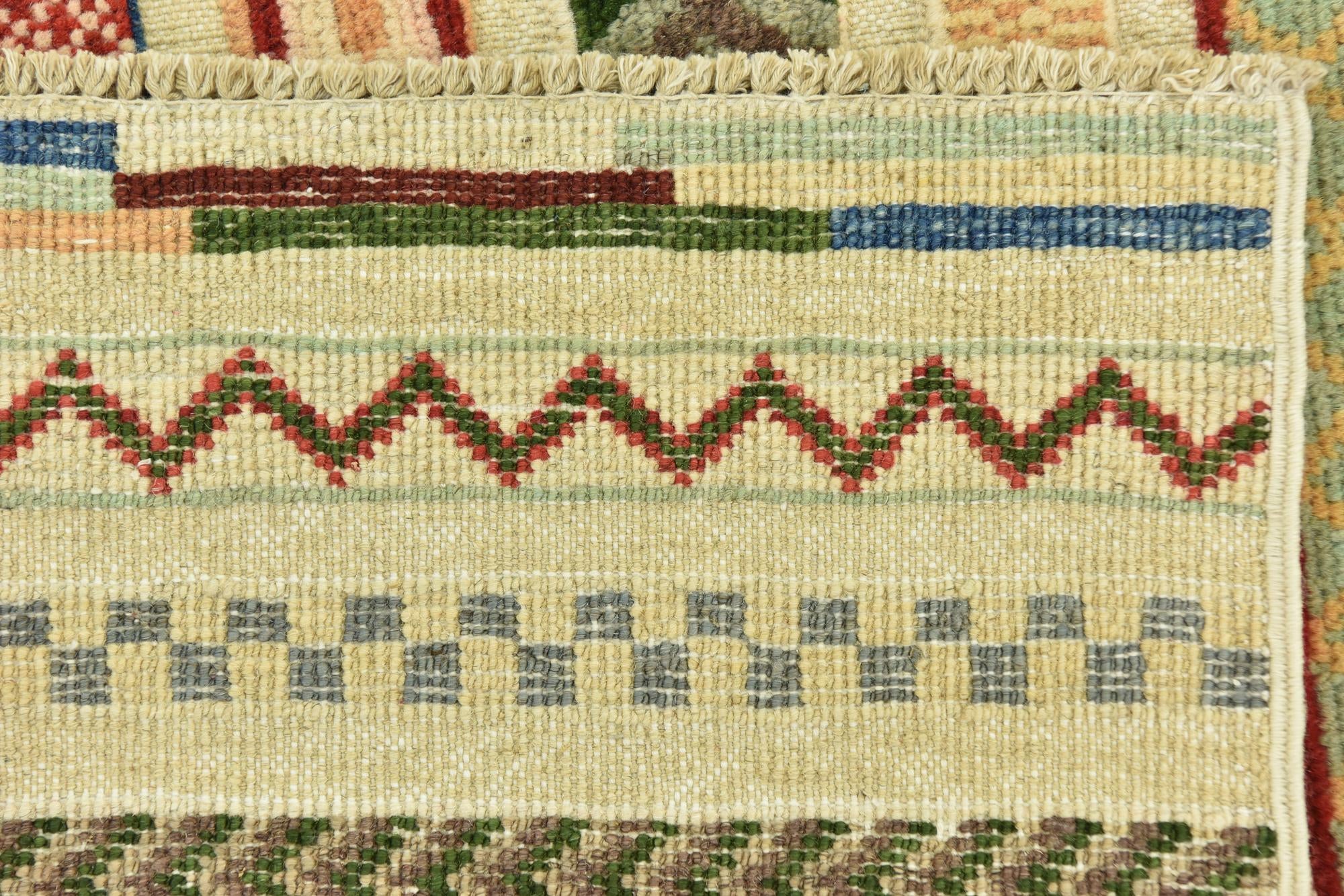 3' 2 x 4' 11 Hand Knotted Darya Rug