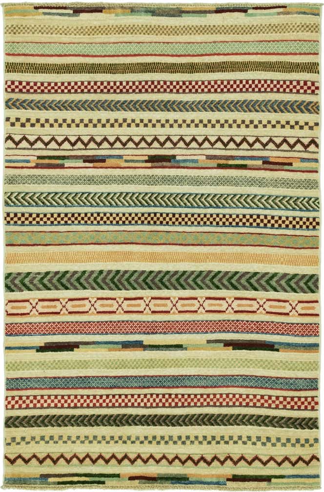 3' 2 x 4' 11 Hand Knotted Darya Rug