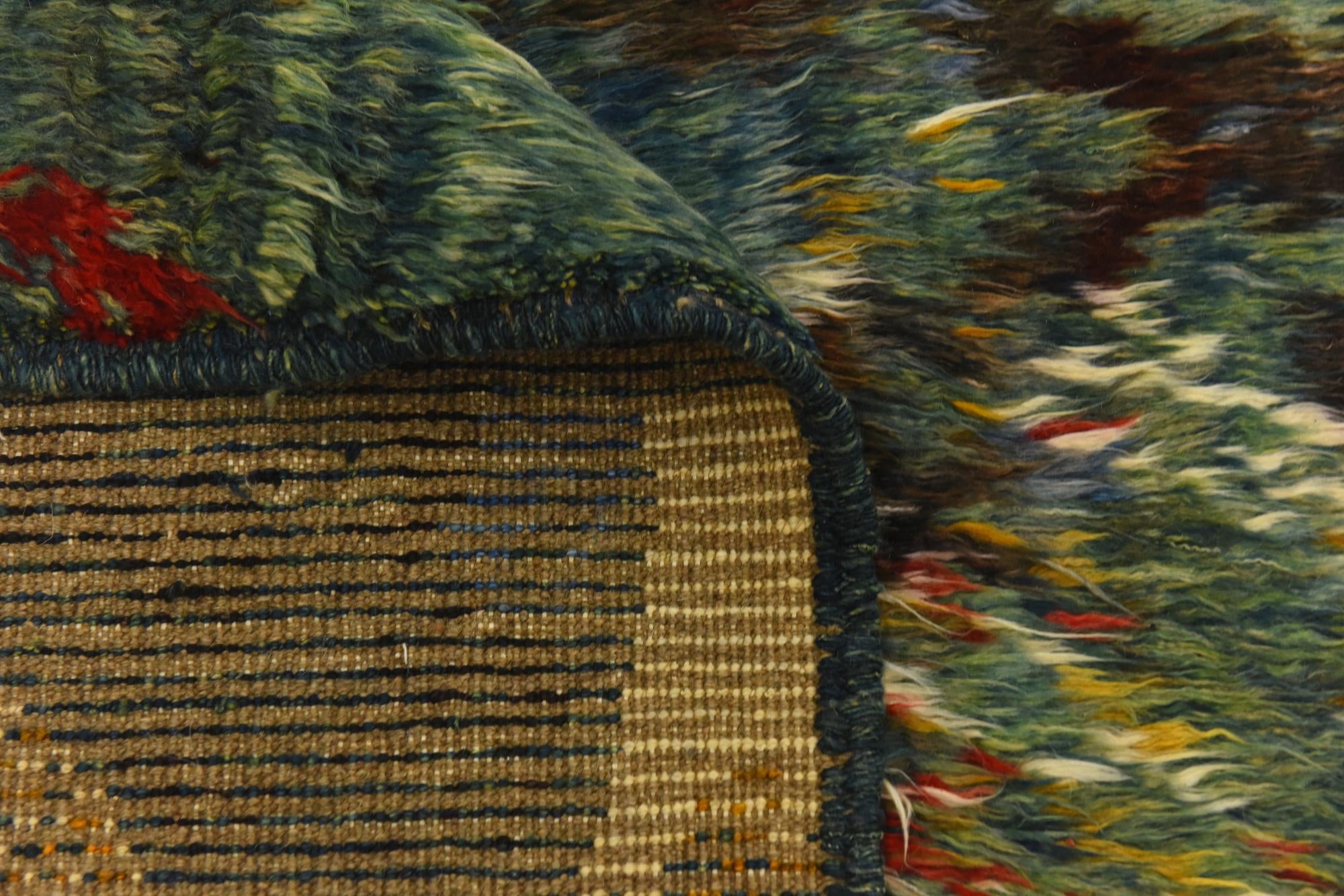 6' 7 x 9' 7 Hand Knotted Darya Wool Rug