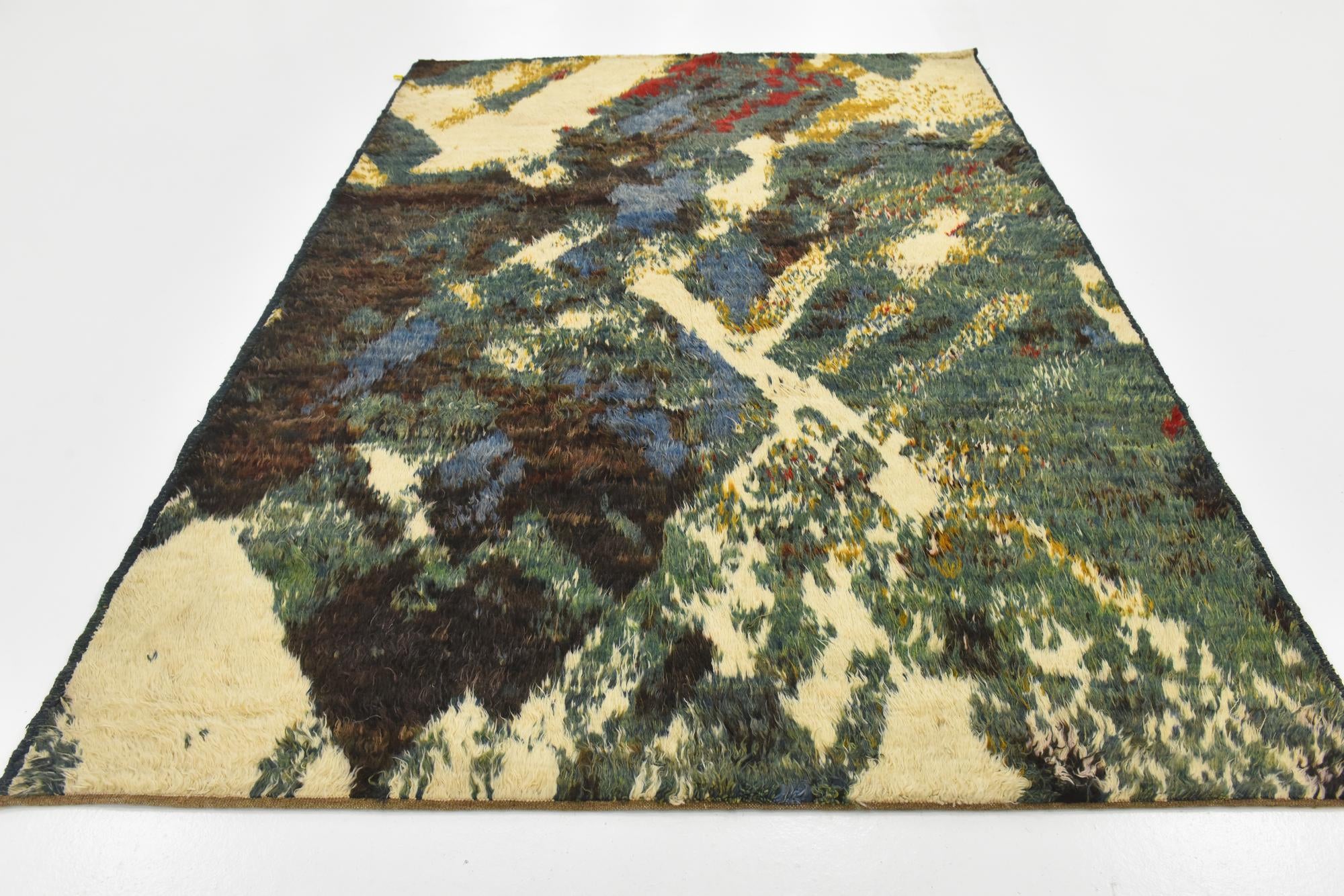 6' 7 x 9' 7 Hand Knotted Darya Wool Rug