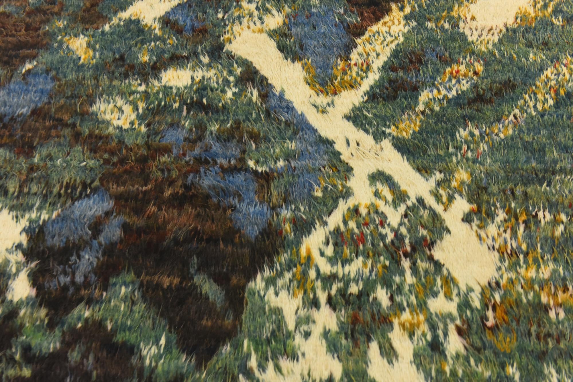 6' 7 x 9' 7 Hand Knotted Darya Wool Rug