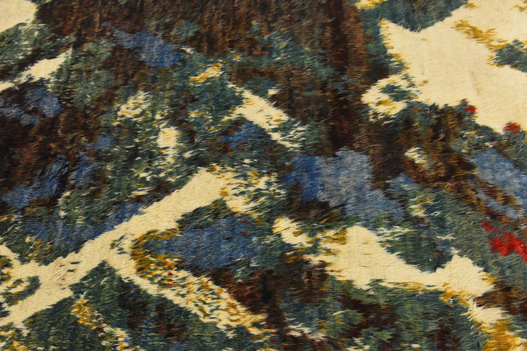 6' 7 x 9' 7 Hand Knotted Darya Wool Rug