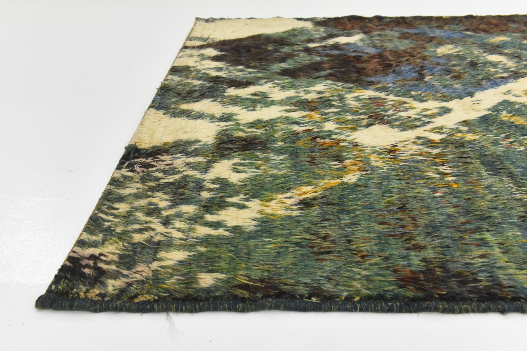 6' 7 x 9' 7 Hand Knotted Darya Wool Rug