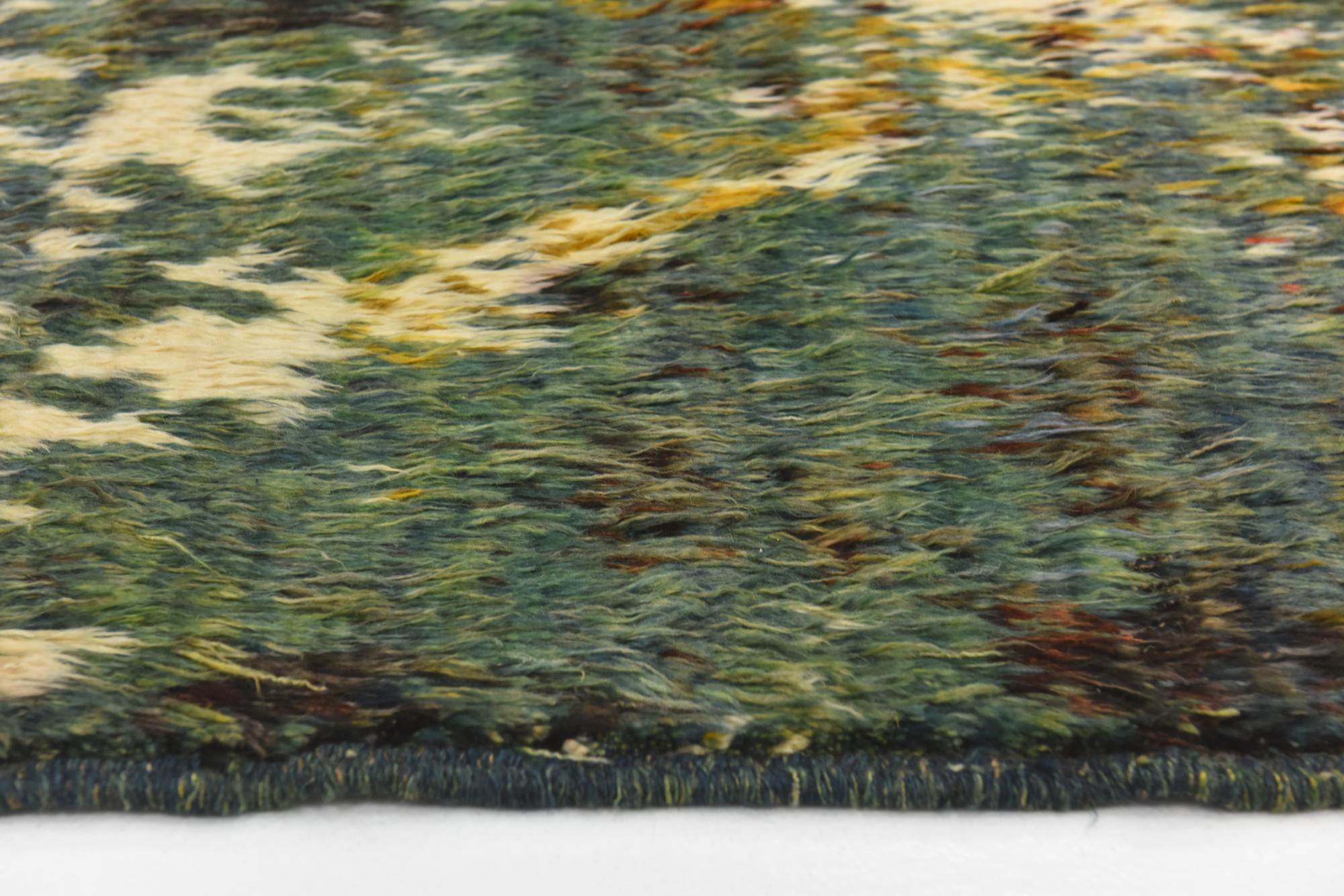 6' 7 x 9' 7 Hand Knotted Darya Wool Rug