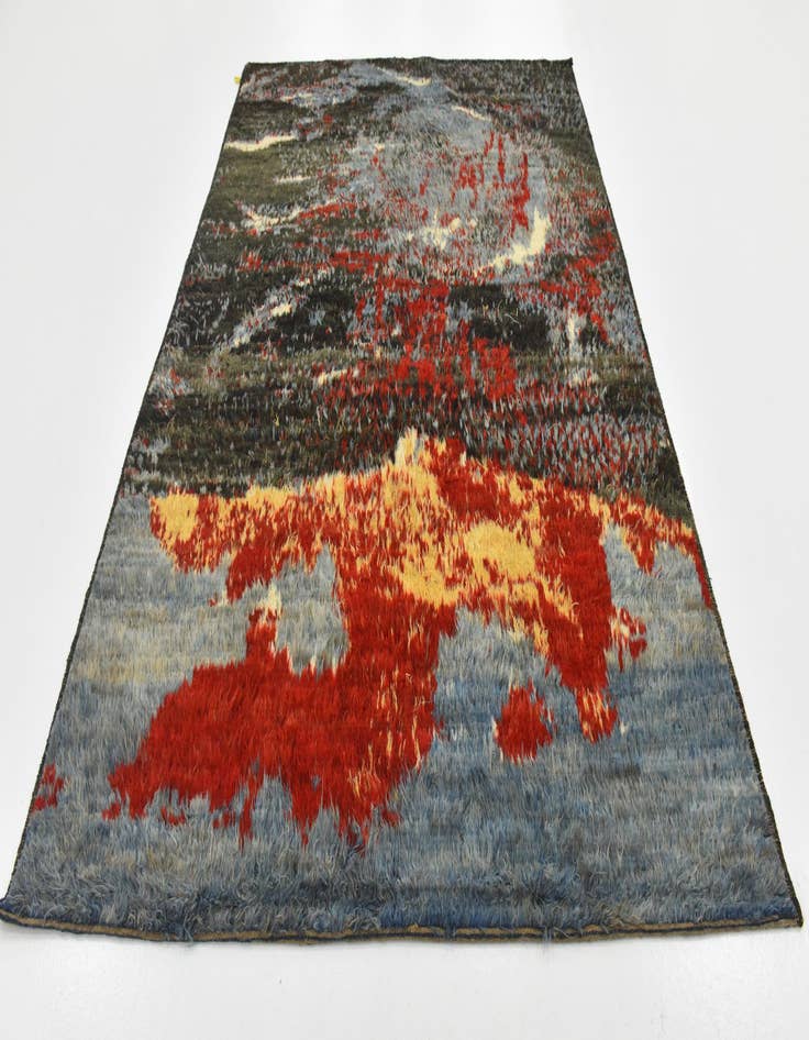 Detail image of 6' 4 x 9' 7  Hand Knotted Darya Wool Rug