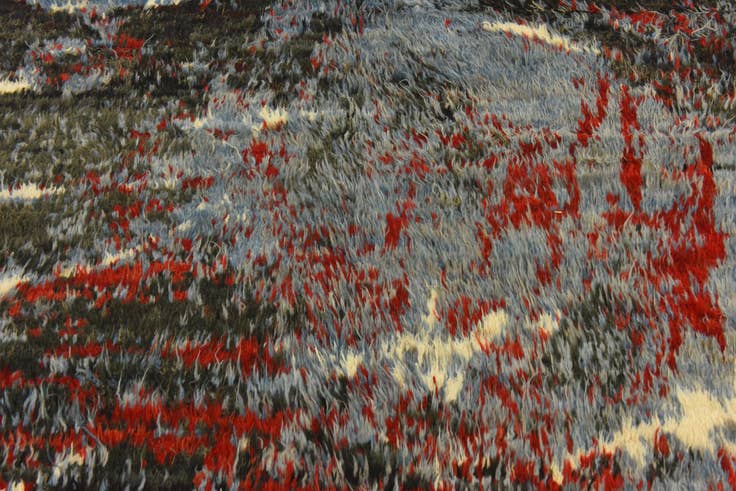 Detail image of 6' 4 x 9' 7 Hand Knotted Darya Wool Rug