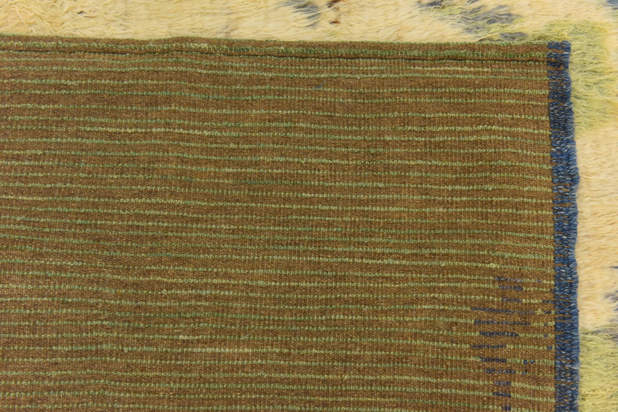 6' 2 x 9' 1 Hand Knotted Darya Wool Rug