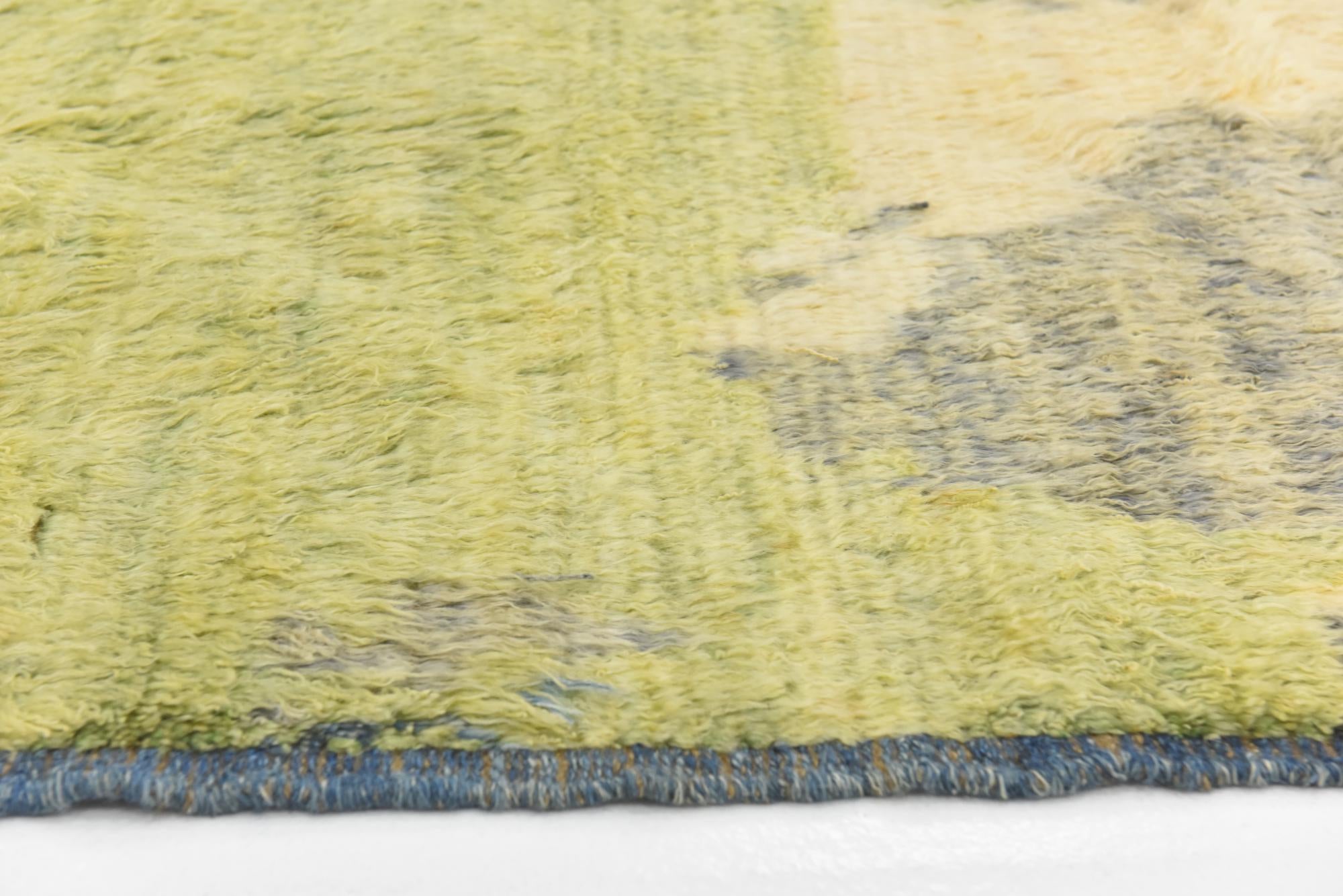 6' 2 x 9' 1 Hand Knotted Darya Wool Rug