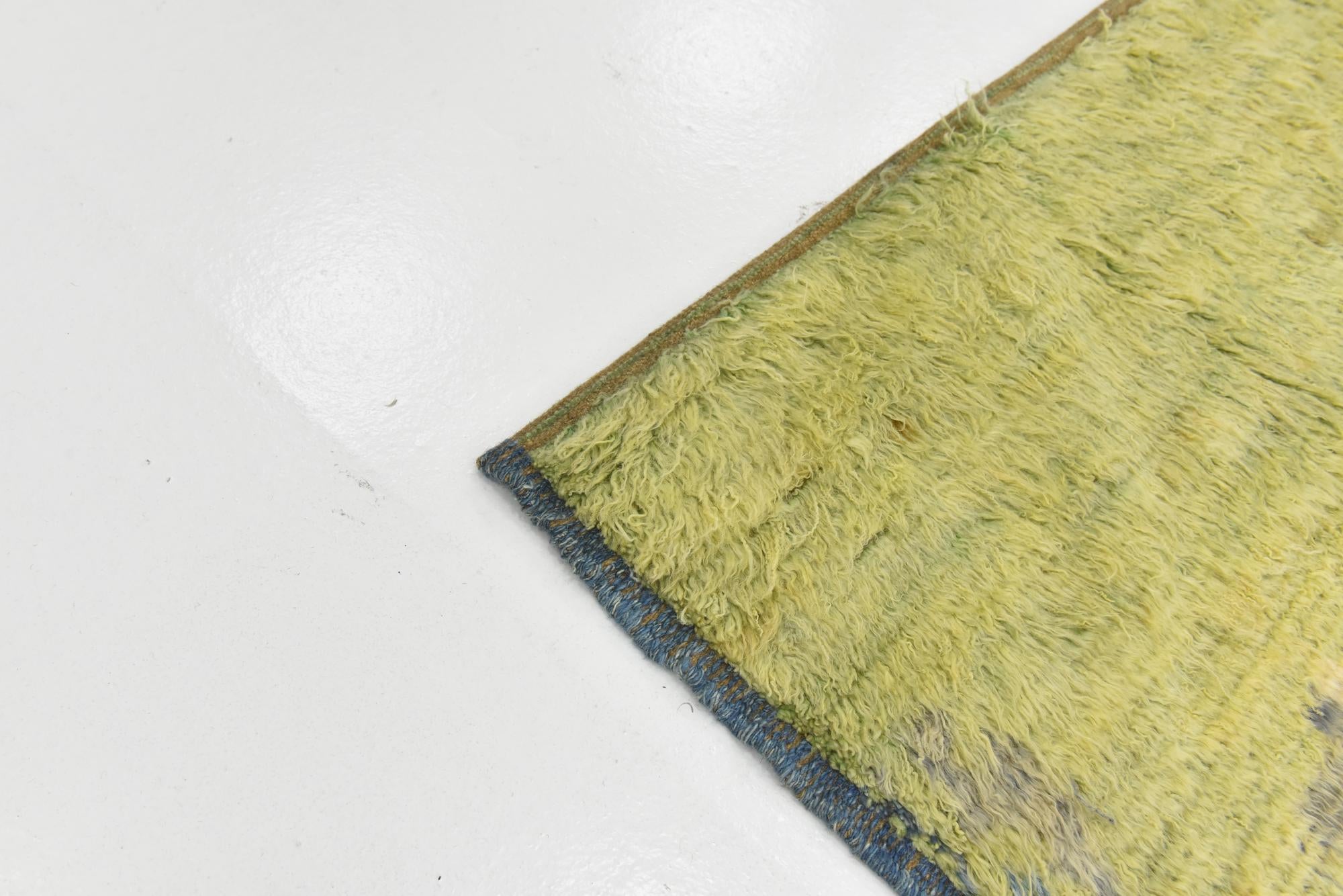 6' 2 x 9' 1 Hand Knotted Darya Wool Rug
