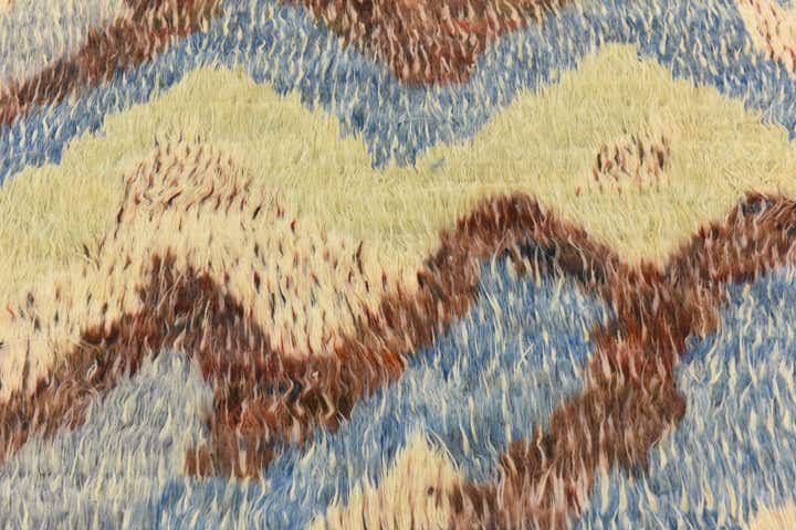 6' 7 x 8' 10 Hand Knotted Darya Wool Rug