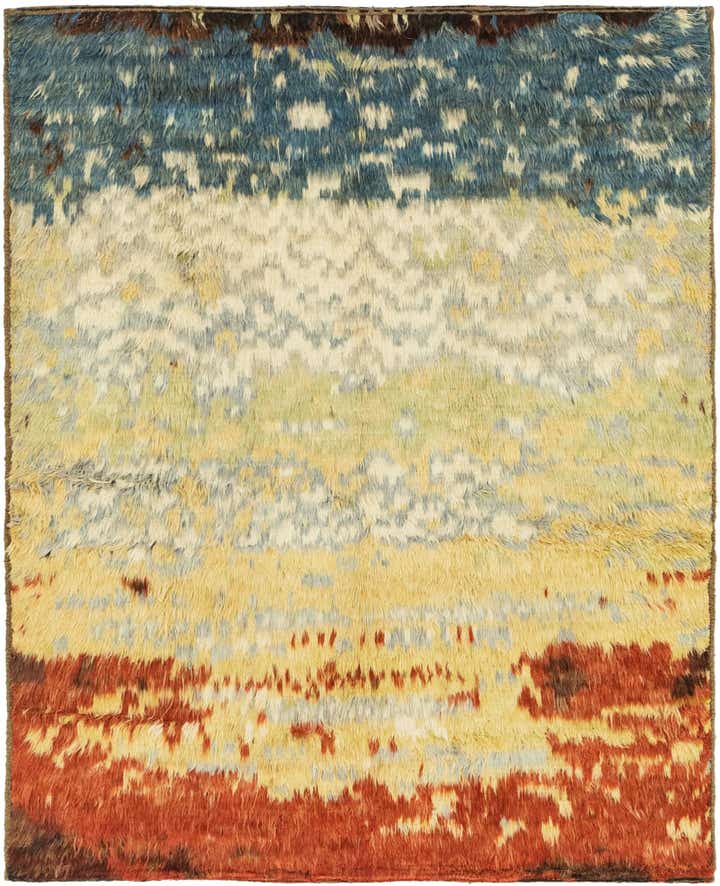 5' x 6' 4 Hand Knotted Darya Wool Rug