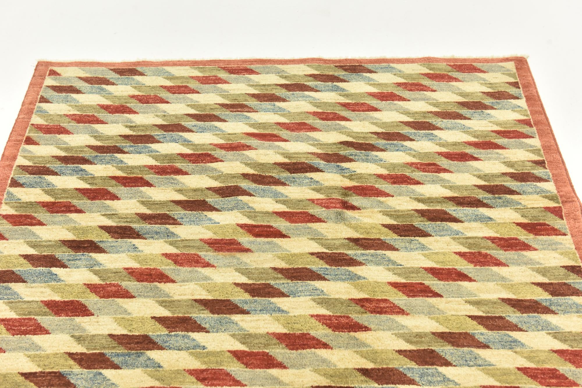 4' 2 x 5' 9 Hand Knotted Darya Oriental Rug