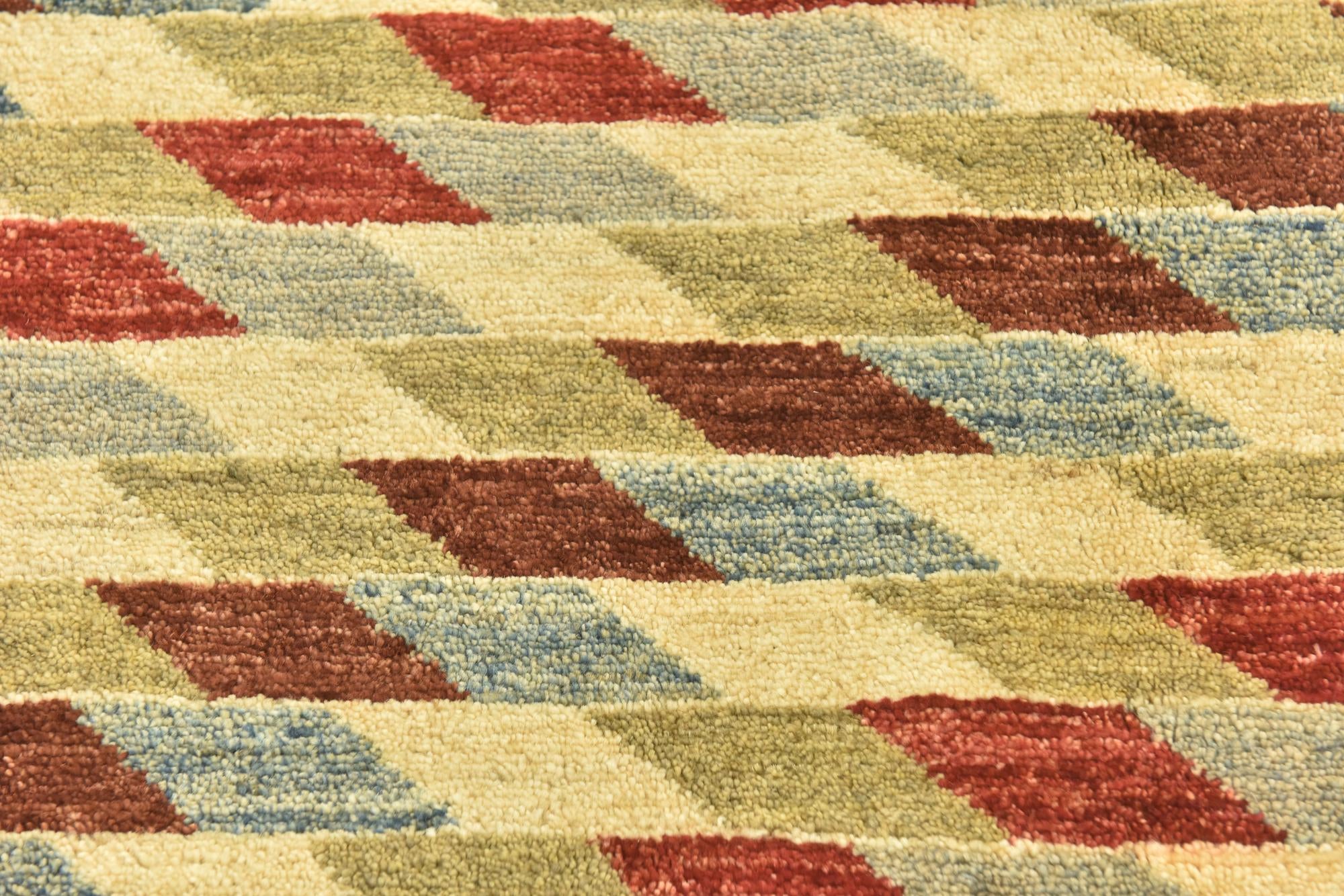 4' 2 x 5' 9 Hand Knotted Darya Oriental Rug