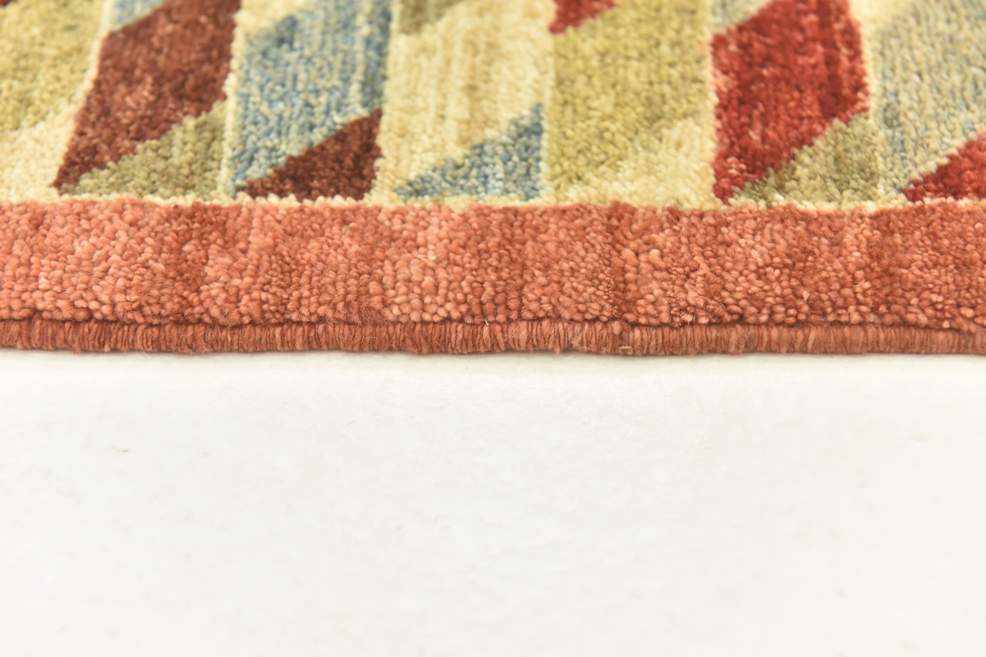 4' 2 x 5' 9 Hand Knotted Darya Oriental Rug