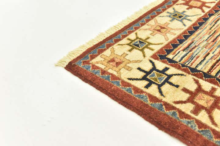 5' 1 x 6' 5 Hand Knotted Darya Oriental Rug