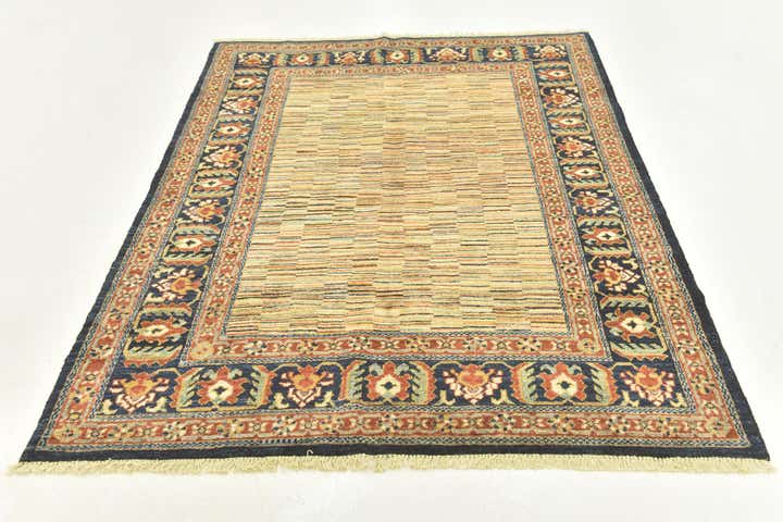 4' 9 x 6' 2 Hand Knotted Darya Oriental Rug