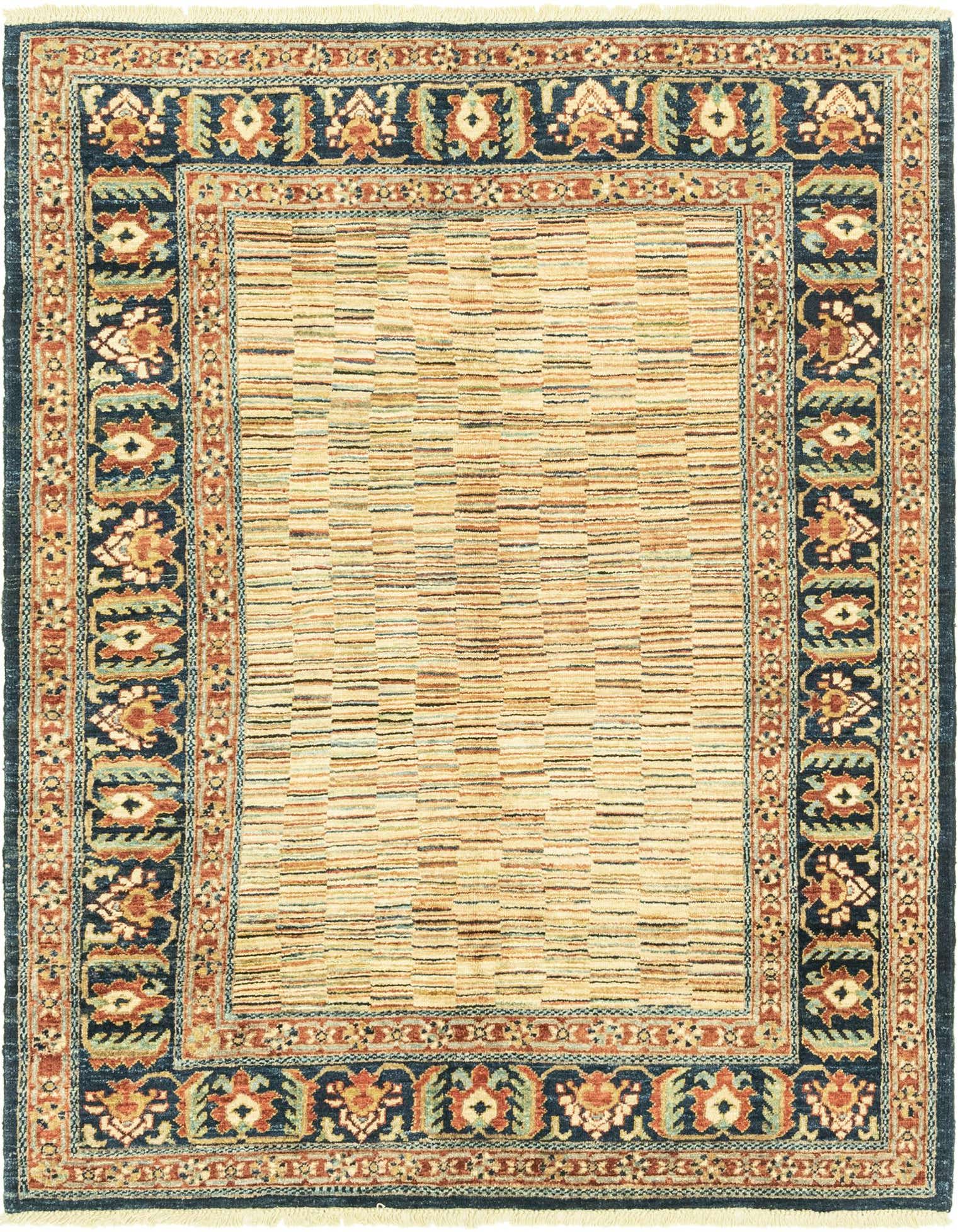 4' 9 x 6' 2 Hand Knotted Darya Oriental Rug