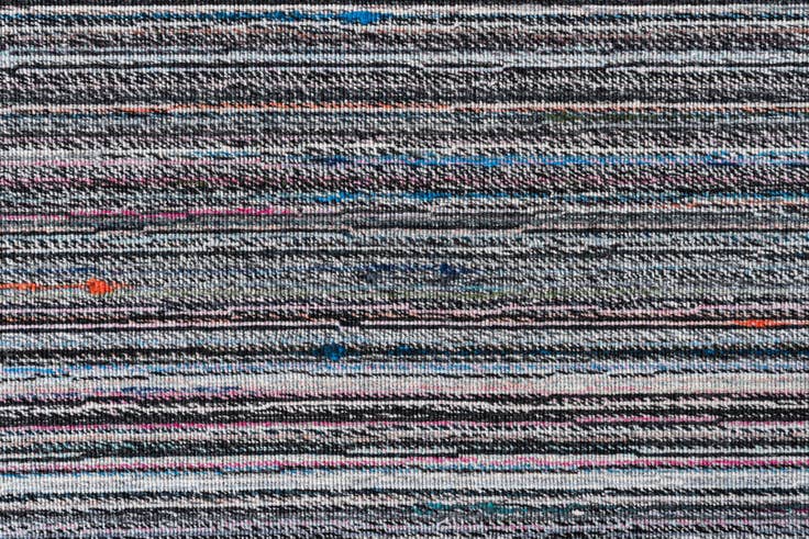 Detail image of 5' 8 x 8' Hand Knotted Darya Wool Rug