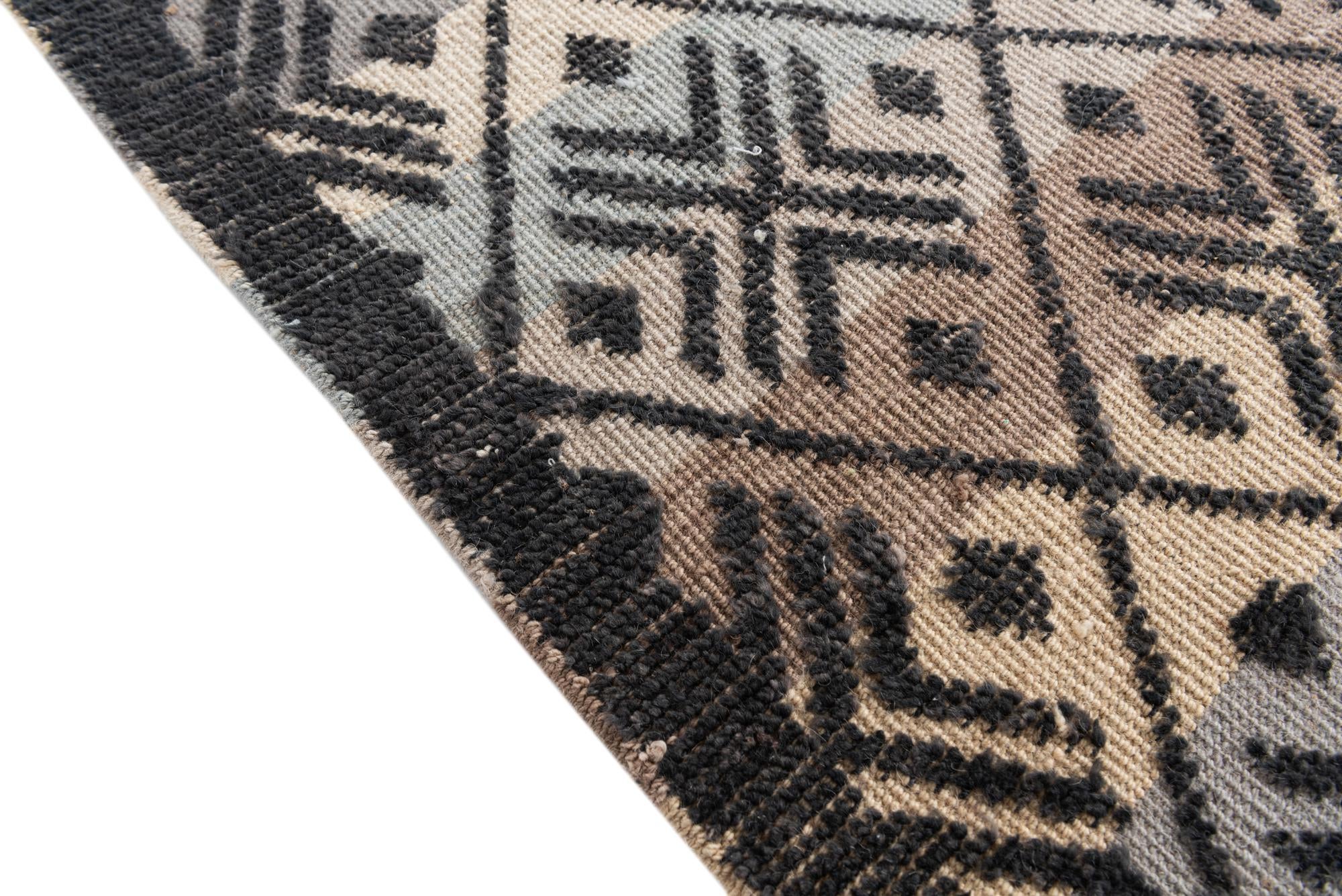 10' x 14' 5 Hand Knotted Darya Wool Rug
