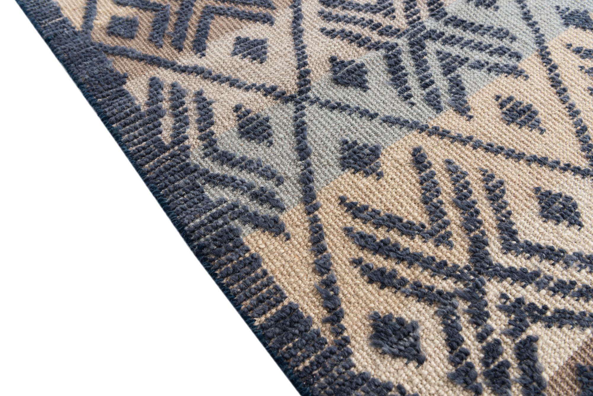 9' 9 x 14' 4 Hand Knotted Darya Wool Rug